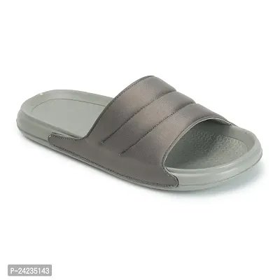 FOOTFIT Sliders Mens Maroon, Black, Grey Stylish Flip Flop  Slippers-thumb0