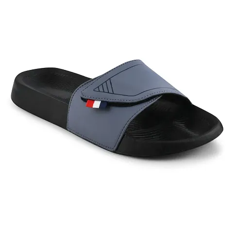 FOOTFIT Sliders Olive,Grey, Black, White Stylish Flip Flop  Slippers
