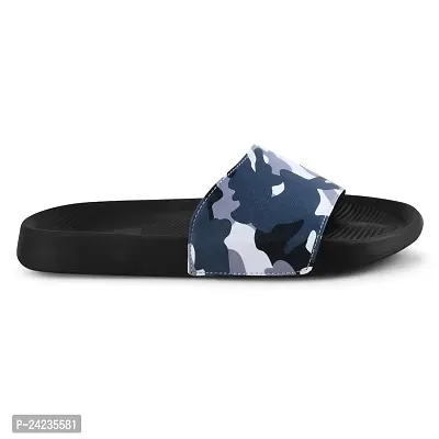FOOTFIT Sliders Green, Blue, Brown Stylish Flip Flop  Slippers-thumb4