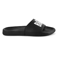 FOOTFIT Sliders Mens White, Black, Olive Stylish Flip Flop  Slippers-thumb3