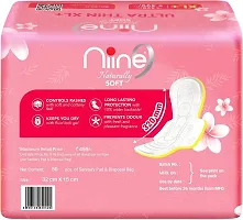 Niine Naturally Soft Ultra Thin XL+ Sanitary Napkin With 3 Layer Shield for Heavy Flow-thumb1