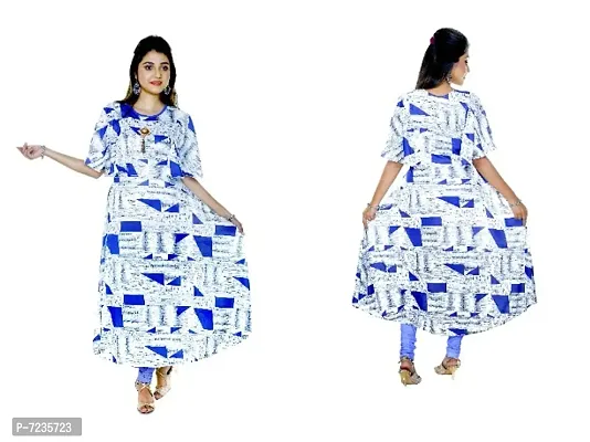 Trendy Crepe Printed  Kurta For Women