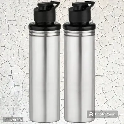 (SPORTS PACK 2) Stainless Steel Bpa Free Dishwasher Safe Leak Proof Water Bottle 900ml Pack Of 2-thumb0