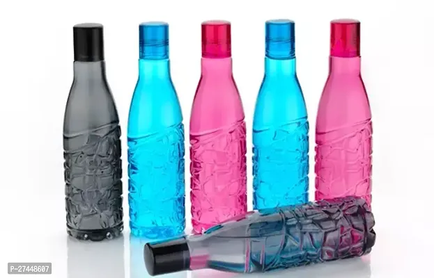 Trendy Plastic Water Bottles Pack Of 6-thumb0