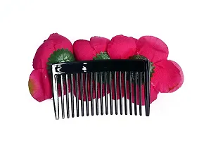 HAIR COMB / HAIR CLAW FOR HAIR DECORATION (MAROON)-thumb1