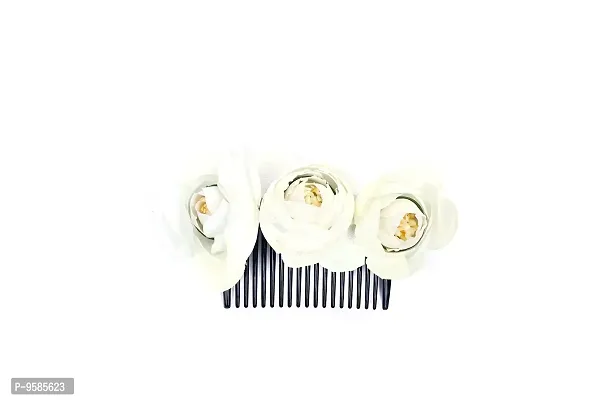 HAIR COMB / HAIR CLAW FOR HAIR DECORATION (OFF-WHITE)