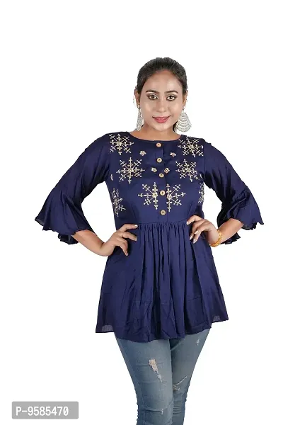 DRESSED UP DIVAS top for Girls and Women (XXL, Blue)-thumb0