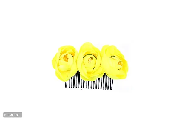 HAIR COMB / HAIR CLAW FOR HAIR DECORATION (YELLOW)