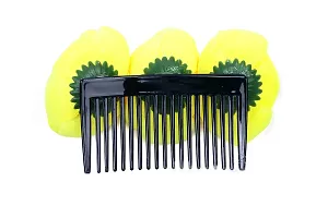 HAIR COMB / HAIR CLAW FOR HAIR DECORATION (YELLOW)-thumb1