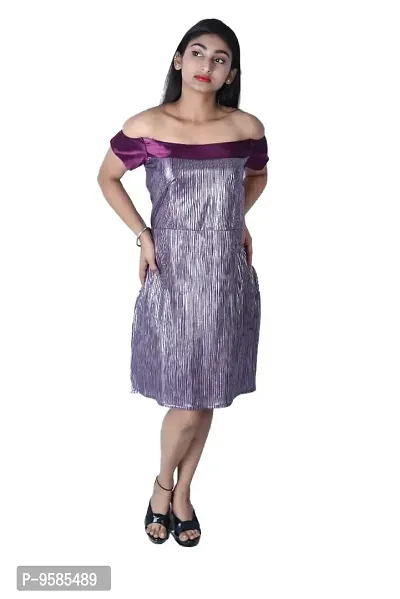 DRESSED UP DIVAS Gown for Women and Girls Purple-thumb0