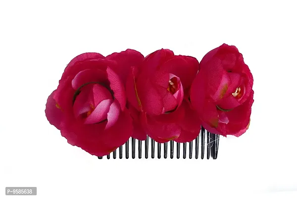 HAIR COMB / HAIR CLAW FOR HAIR DECORATION (MAROON)