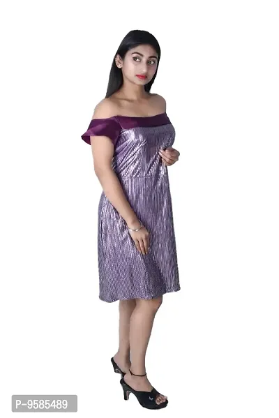 DRESSED UP DIVAS Gown for Women and Girls Purple-thumb2