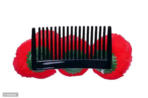 HAIR COMB / HAIR CLAW FOR HAIR DECORATION (RED)-thumb2