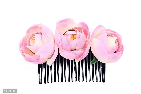 HAIR COMB / HAIR CLAW FOR HAIR DECORATION (PINK)-thumb0