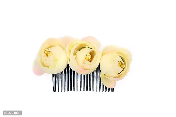 HAIR COMB / HAIR CLAW FOR HAIR DECORATION (BEIGE)-thumb0