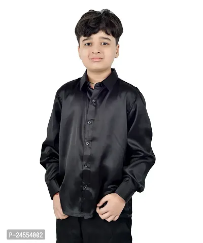 Classic Satin Shirts For Baby  Kids-thumb0