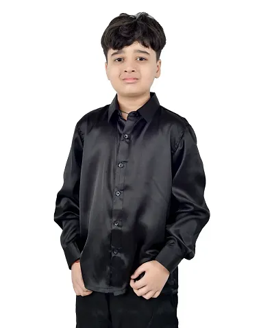 Classic Satin Shirts For Baby Kids