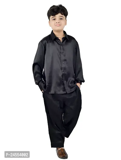 Classic Satin Shirts For Baby  Kids-thumb4