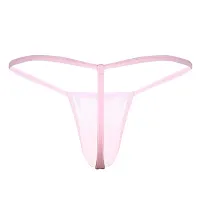 Comfortable Pink Nylon G String Underwear For Men-thumb1