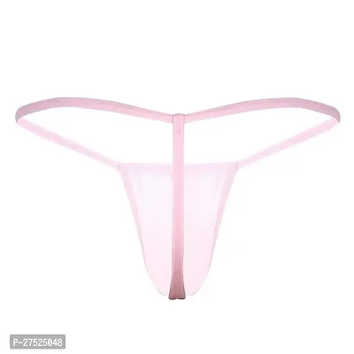 Comfortable Pink Nylon G String Underwear For Men-thumb2