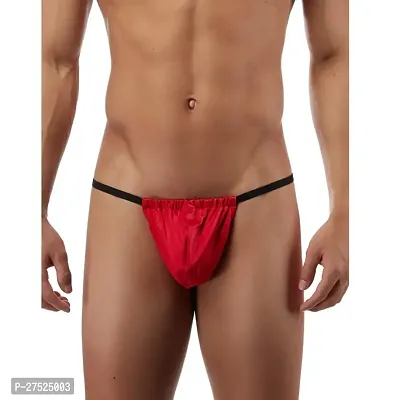 Comfortable Red Microfiber G String Underwear For Men