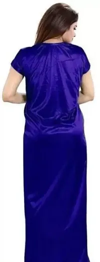 Stylish Satin Solid Nightdress for Women, Pack of 6pcs-thumb3