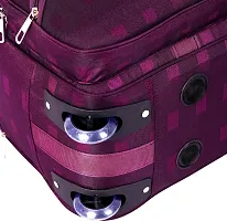 60 L Strolley Duffel Bag - 60 L Duffle Bags With Wheels For Men and Women - Purple - Large Capacity-thumb1
