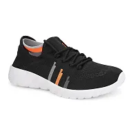 ONTOUR Stylish Comfortable Lightweight, Breathable Socks Sports Walking Shoes for Men Running Shoes for Men (UK 6,Black)-thumb1