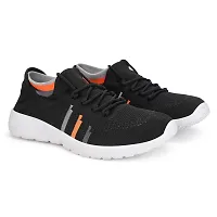 ONTOUR Stylish Comfortable Lightweight, Breathable Socks Sports Walking Shoes for Men Running Shoes for Men (UK 6,Black)-thumb4