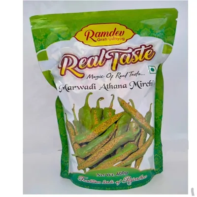 Ramdev Real Taste 400 Gram Marwadi Athana Mirchi