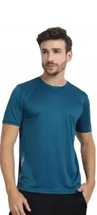 Reliable Solid Round Neck Tees For Men