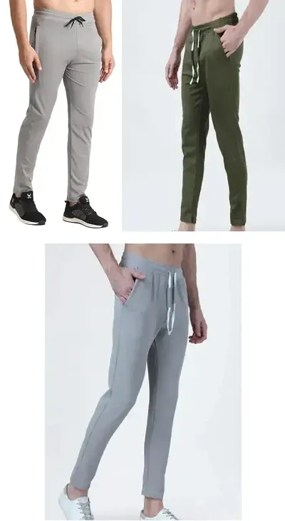 New Launched Cotton Blend Regular Track Pants For Men 