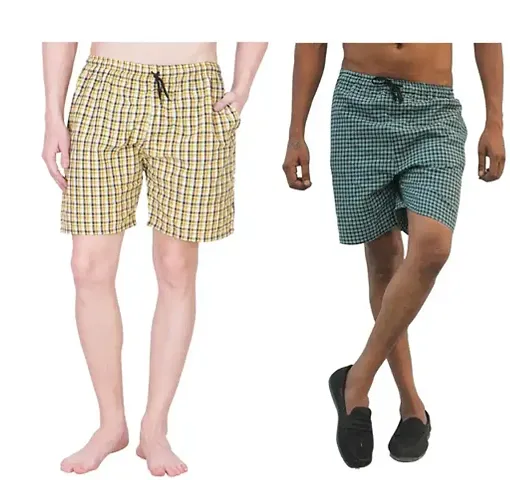 Mens Trendy Boxer Shorts with both side Pocket Pack of 2