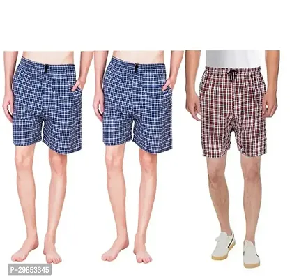 Mens Trendy Boxer Shorts with both side Pocket  Pack of 3-thumb0