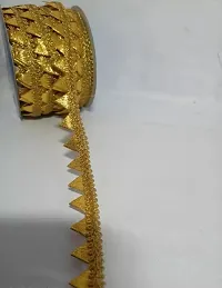 Classic Golden Samosa Lace 9 Meter-thumb1