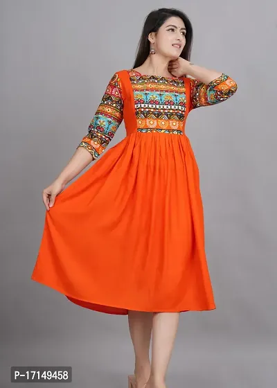 Trendy Rayon Kurta For Women-thumb0