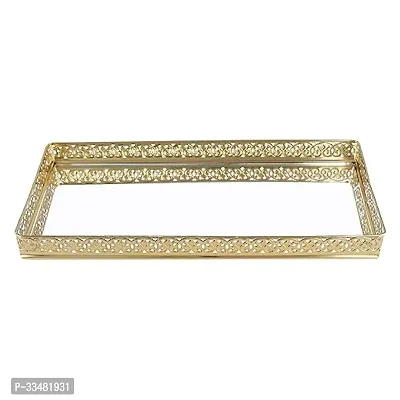 Arts Metal Mirror Tray - Round-thumb0