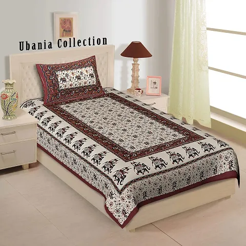 Printed Cotton Single Bedsheets