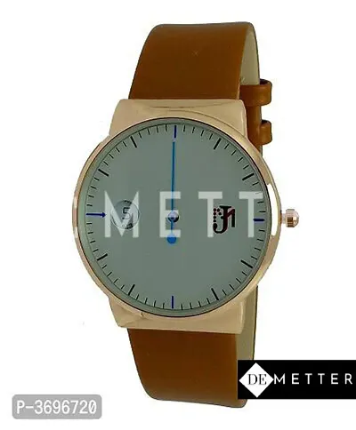 Men's Analog PU Strap Watch