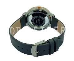 Men's Grey Analog PU Strap Watch-thumb1