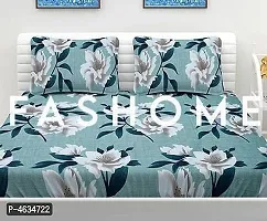 Fashome Queen Bedsheet 90 X 100 Inch With 2 Pillow Covers-thumb1