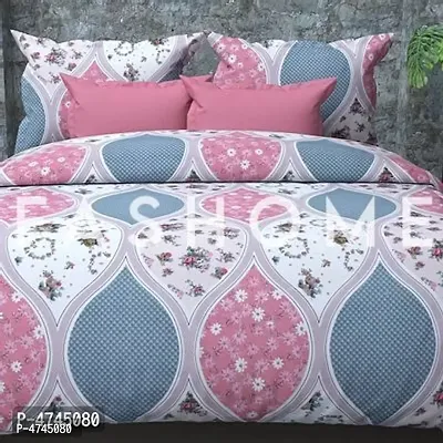 Queen Bedsheet 90*100 Inch with 2 Pillowcovers-thumb2