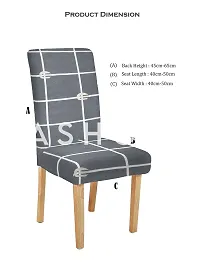 FasHome Elastic Chair Cover/Stretchable Removable  Washable Dining Chair Cover Protective Seat Slipcover Home Restaurant Office D&eacute;cor (Pack of 1)-thumb4