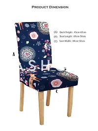 FasHome Elastic Chair Cover/Stretchable Removable  Washable Dining Chair Cover Protective Seat Slipcover Home Restaurant Office D&eacute;cor (Pack of 1)-thumb4