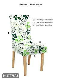 FasHome Elastic Removable and Washable Dining Chair Cover Pack of 4-thumb4