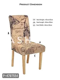 FasHome Elastic Removable and Washable Dining Chair Cover Pack of 6-thumb4