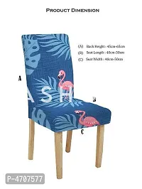 FasHome Elastic Chair Cover/Stretchable Removable & Washable Dining Chair Cover Protective Seat Slipcover Home Restaurant Office Décor (Pack of 6)-thumb4