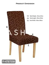 FasHome Elastic Removable and Washable Dining Chair Cover Pack of 6-thumb4