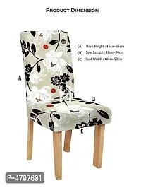 FasHome Elastic Removable and Washable Dining Chair Cover Pack of 6-thumb4