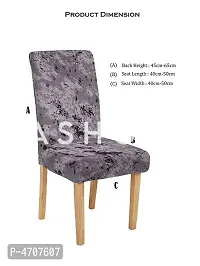 FasHome Elastic Chair Cover/Stretchable Removable & Washable Dining Chair Cover Protective Seat Slipcover Home Restaurant Office Décor (Pack of 8)-thumb4